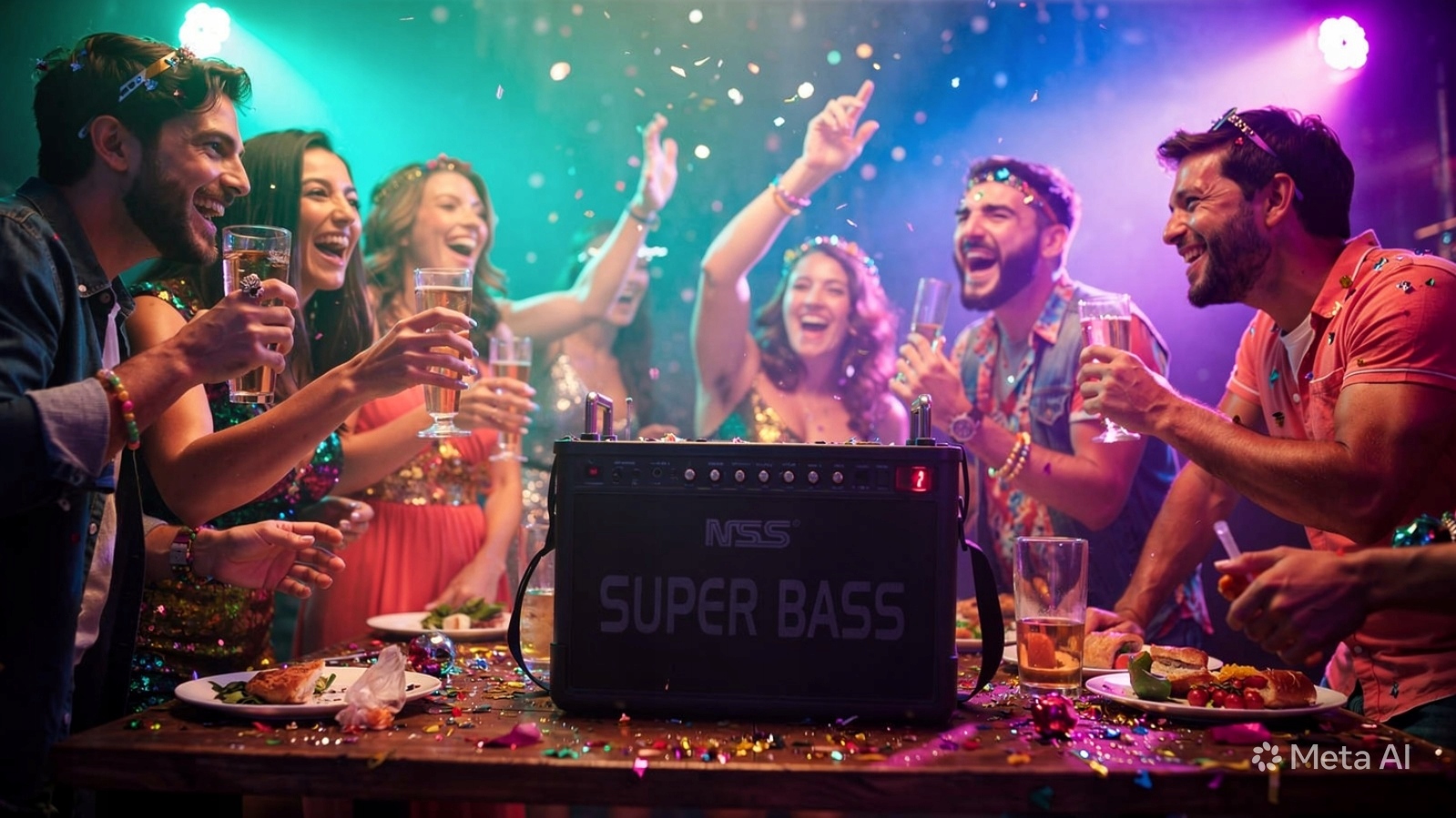 Nss NS-7090S Bass Bluetooth reproduktor se solárním nabíjením