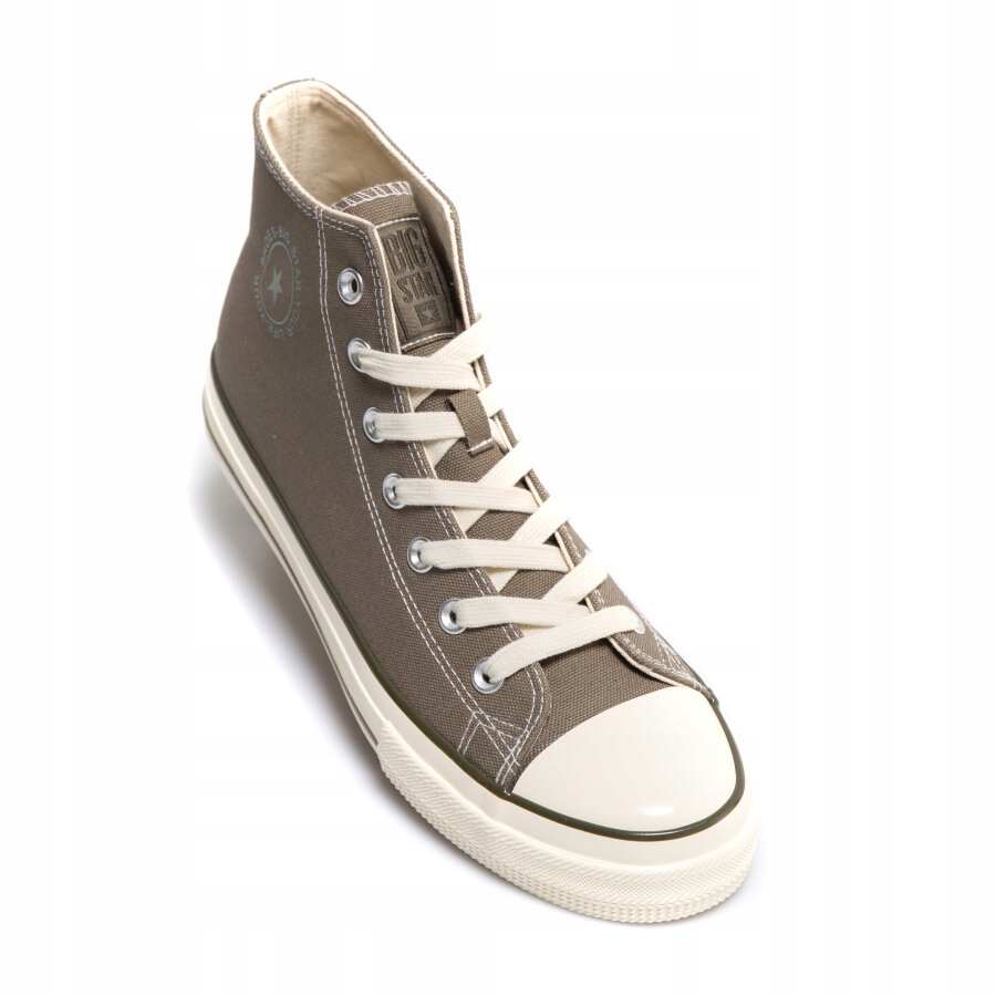 Big Star Trampki Męskie Wysokie Khaki RR174618 303 43