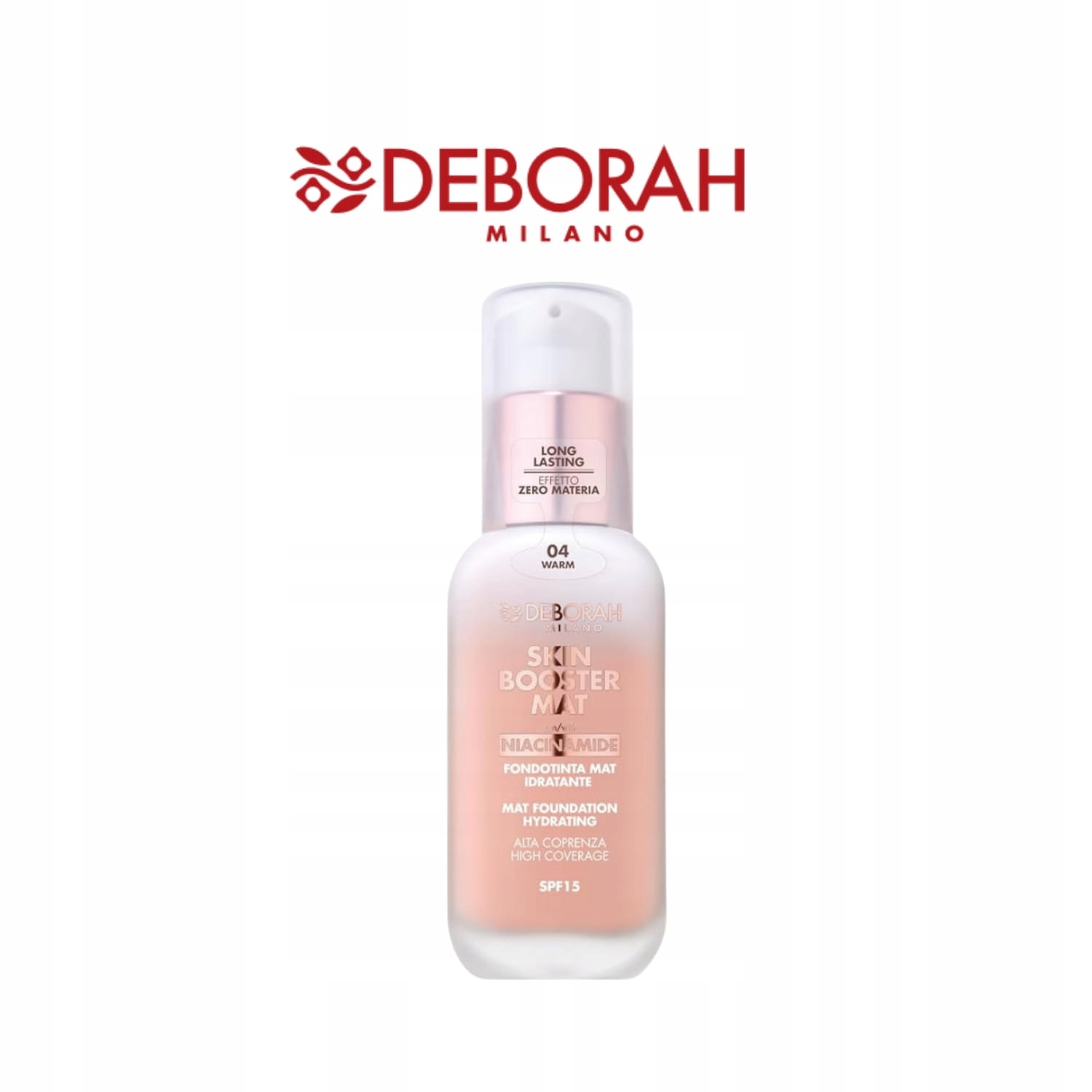 Podkladová Báze Deborah Skin Booster 04 Warm Voděodolný Hydratační 30 ml