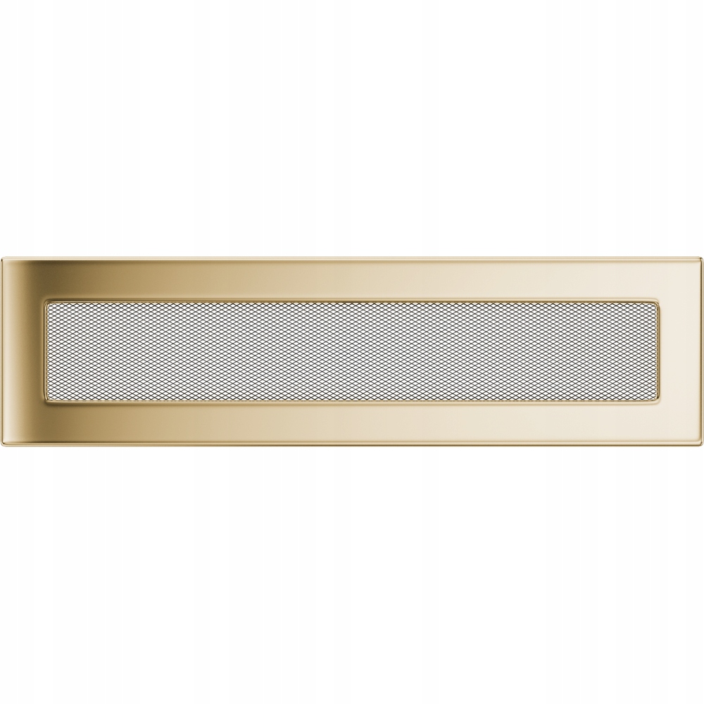 Ventilační mřížka do krbu 11x42 pozlacená