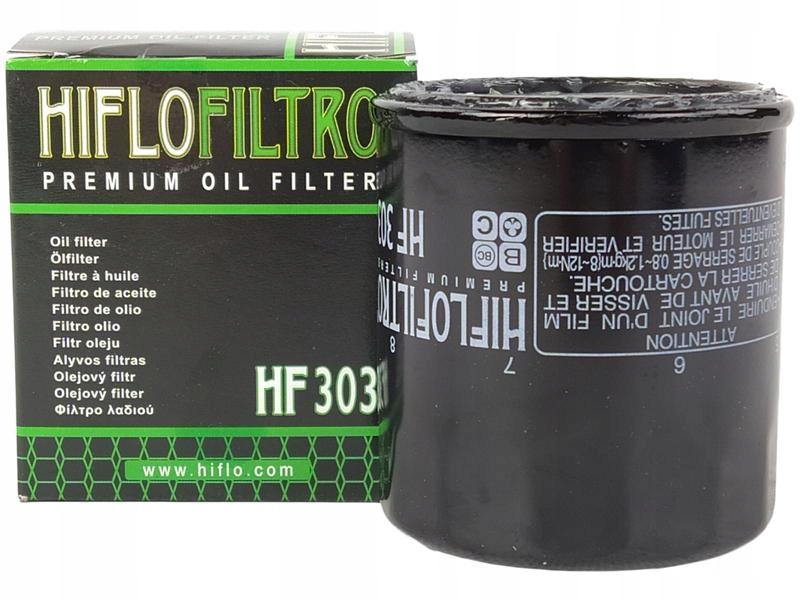 

Hiflo Filtr Oleju HF303 Honda Yamaha Kawasaki