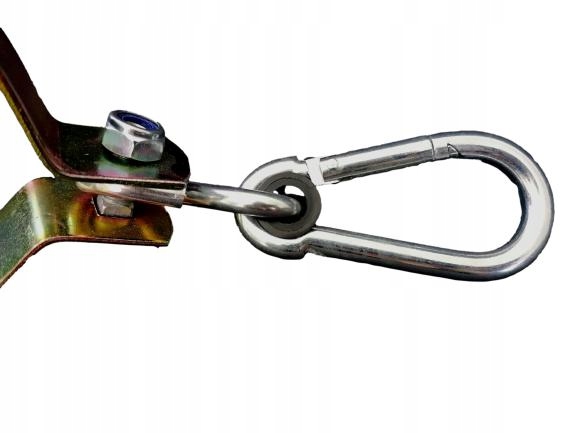 Zestaw obejm haków mocowanie huśtawki hamaka 2szt 100mm 10cm Styl inny