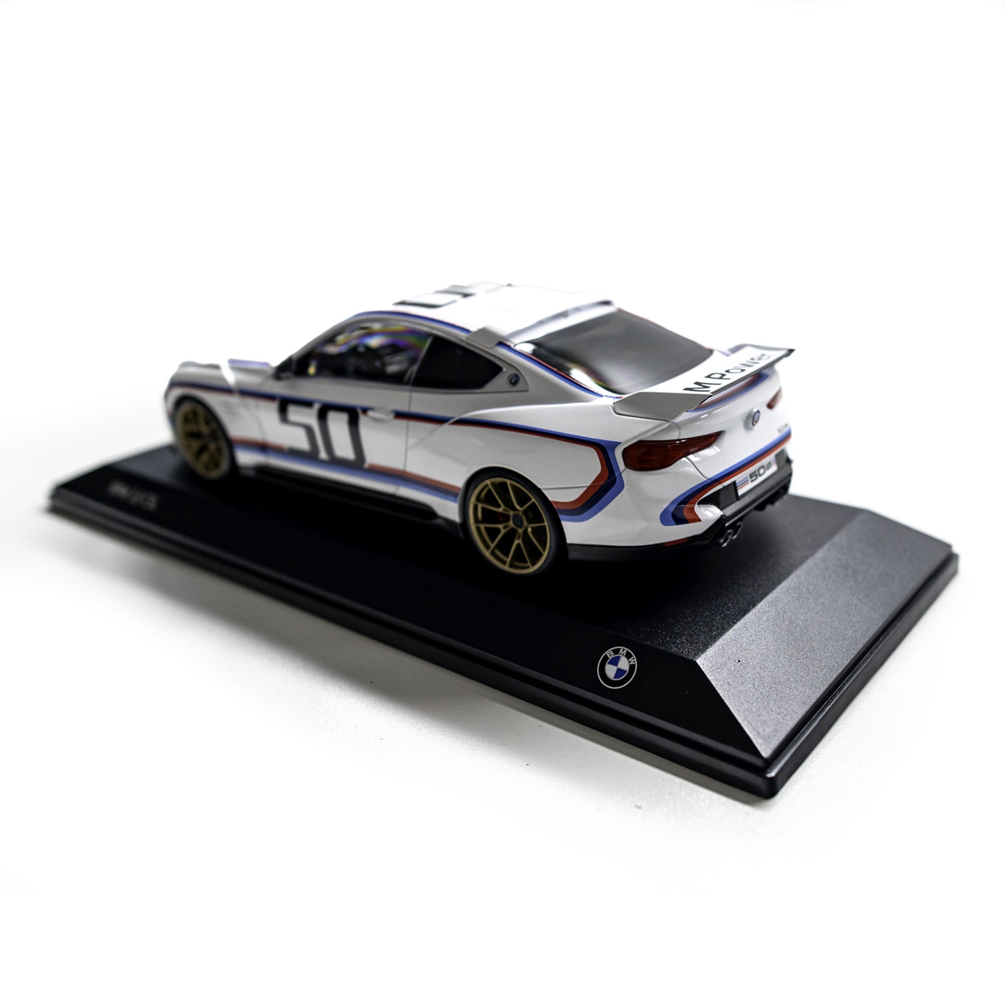 BMW model miniatura 3.0 CSL 50 Years Edition 1:18