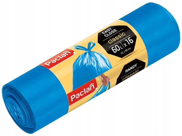 

Paclan Worki na Śmieci Classic z Uszami 60L A'16