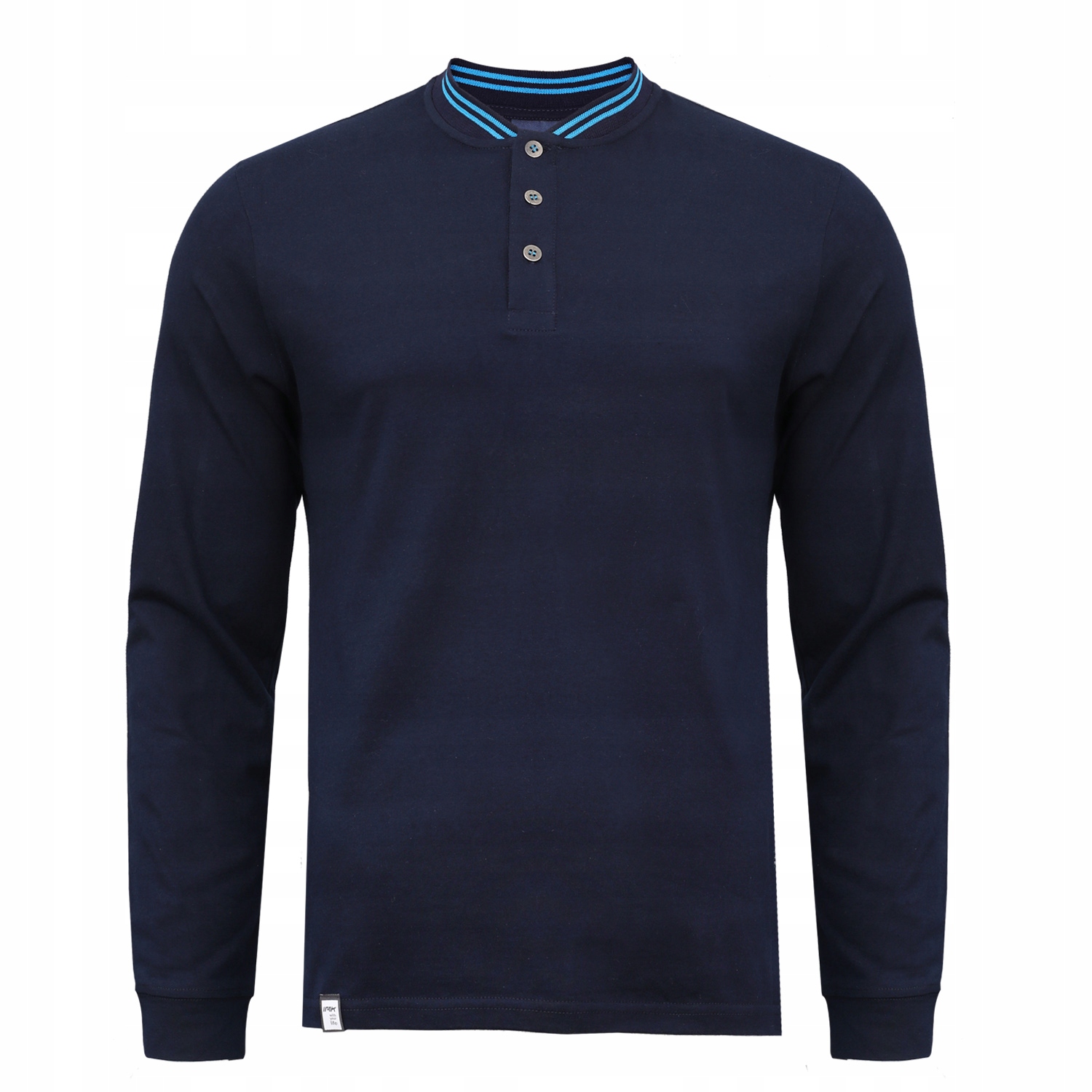 Zachary Tričko na dlouhý rukáv Longsleeve Zachary Námořnická Modrá 3XL