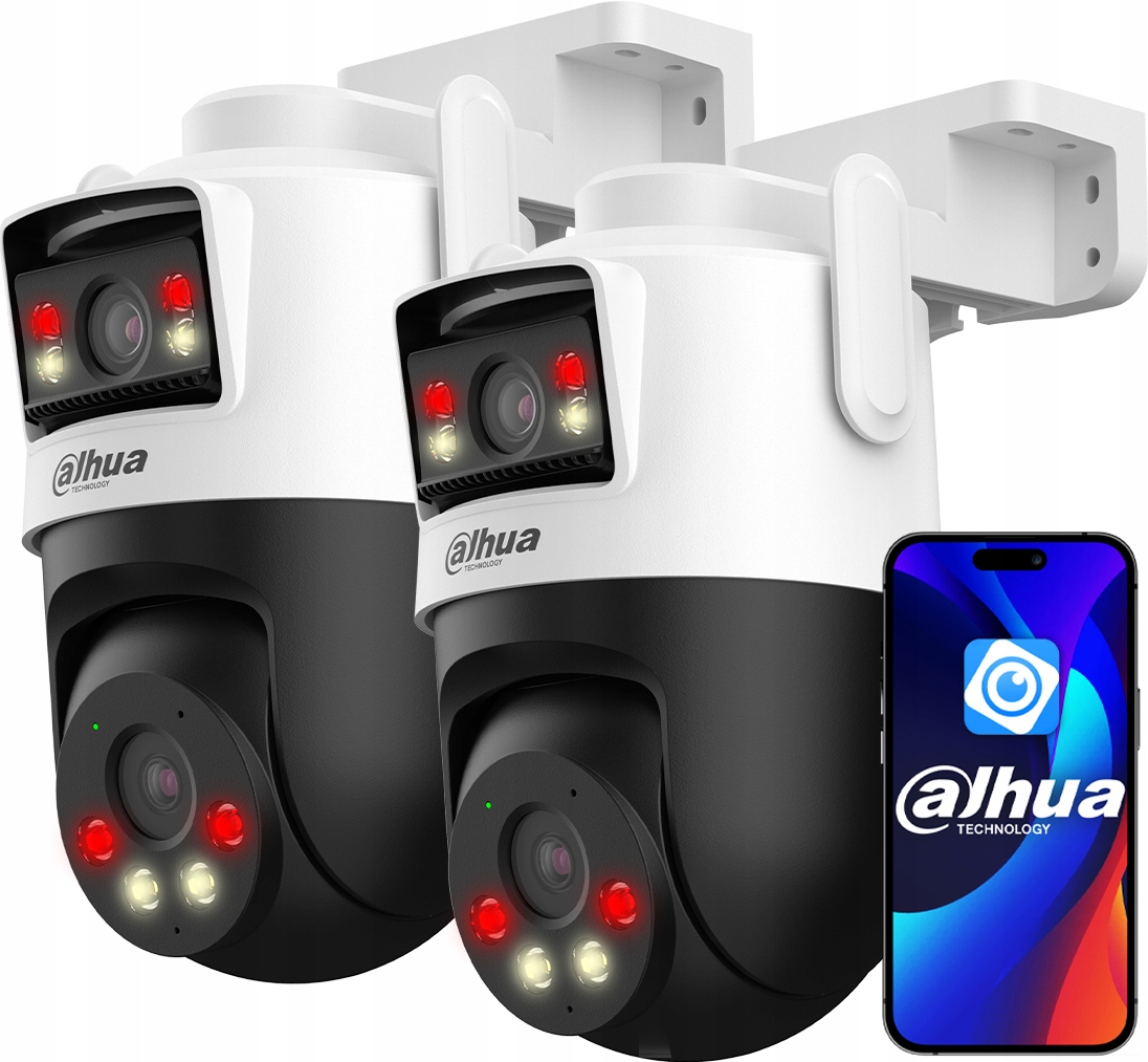 2x otočná kamera WiFi 6Mpx Dual Lens 3MP 3MP Dahua P3D-3F-PV Dahua
