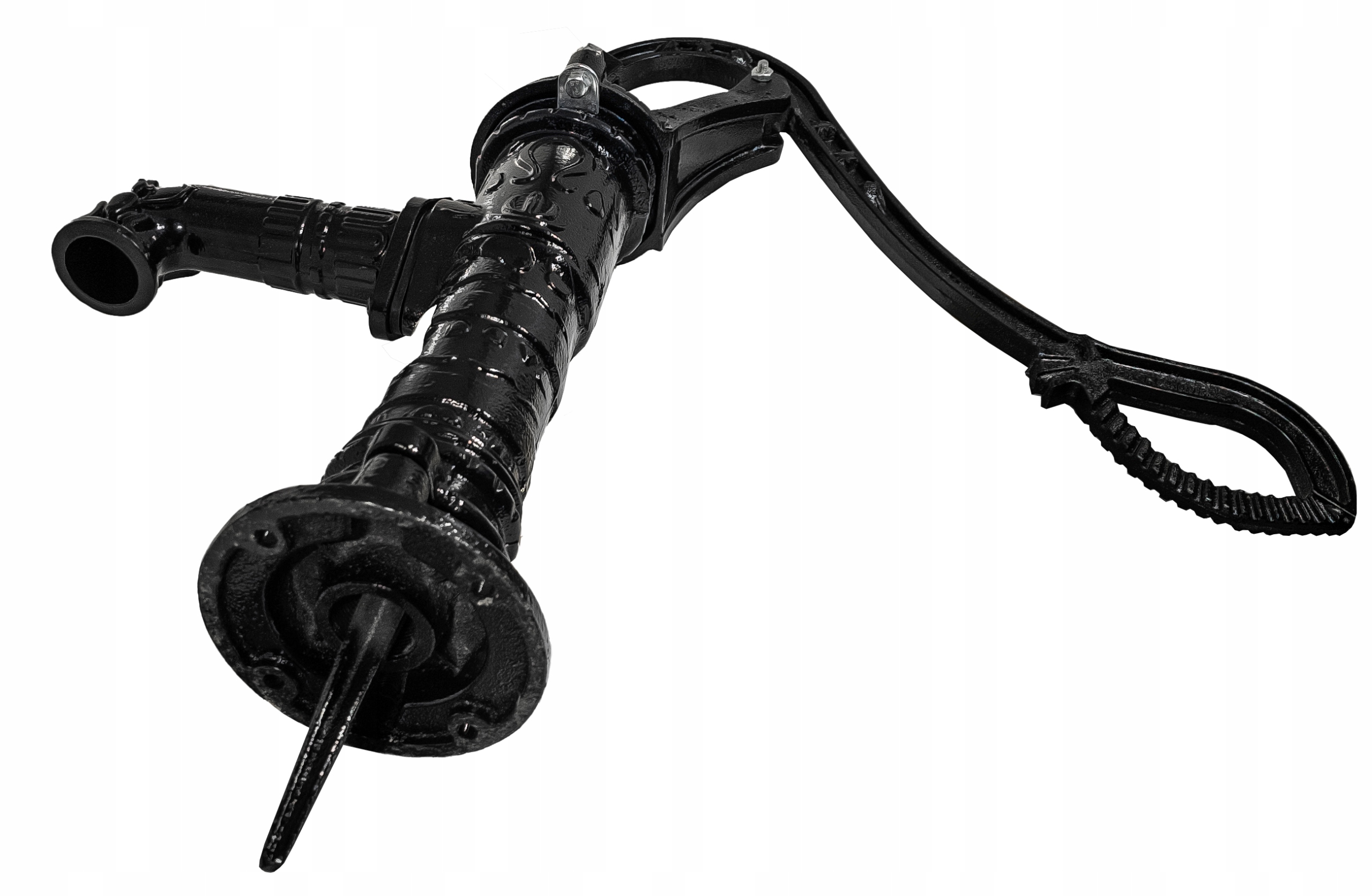 POMPA ABISYNKA RĘCZNA OGRODOWA OZDOBNA CZARNA ŻELIWNA DO WODY MOCNA WYDAJNA Pojemność hydrofora 0 l