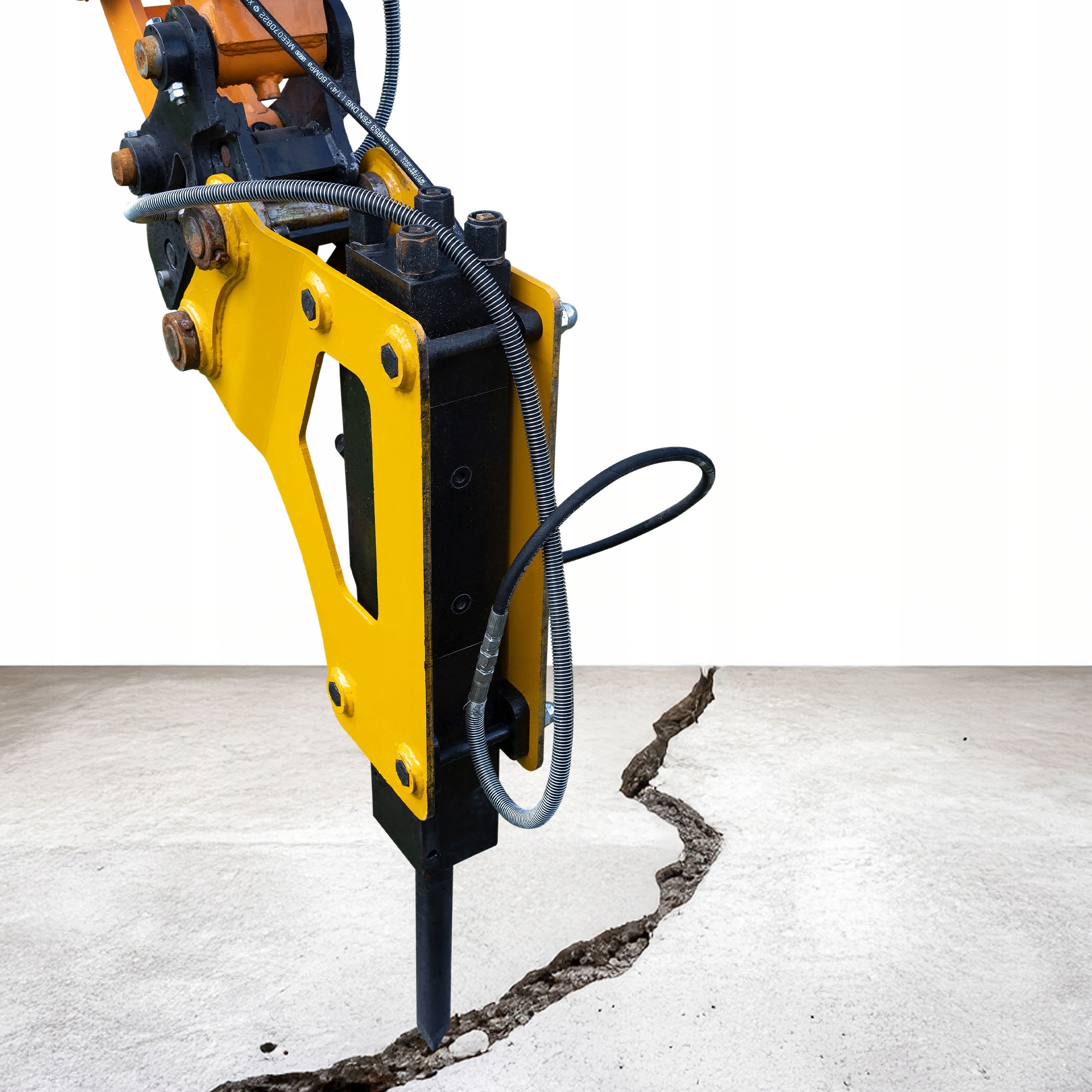 Hydraulické Demoliční Kladivo Pro Bagru 4T Hadice Dláto Manometr