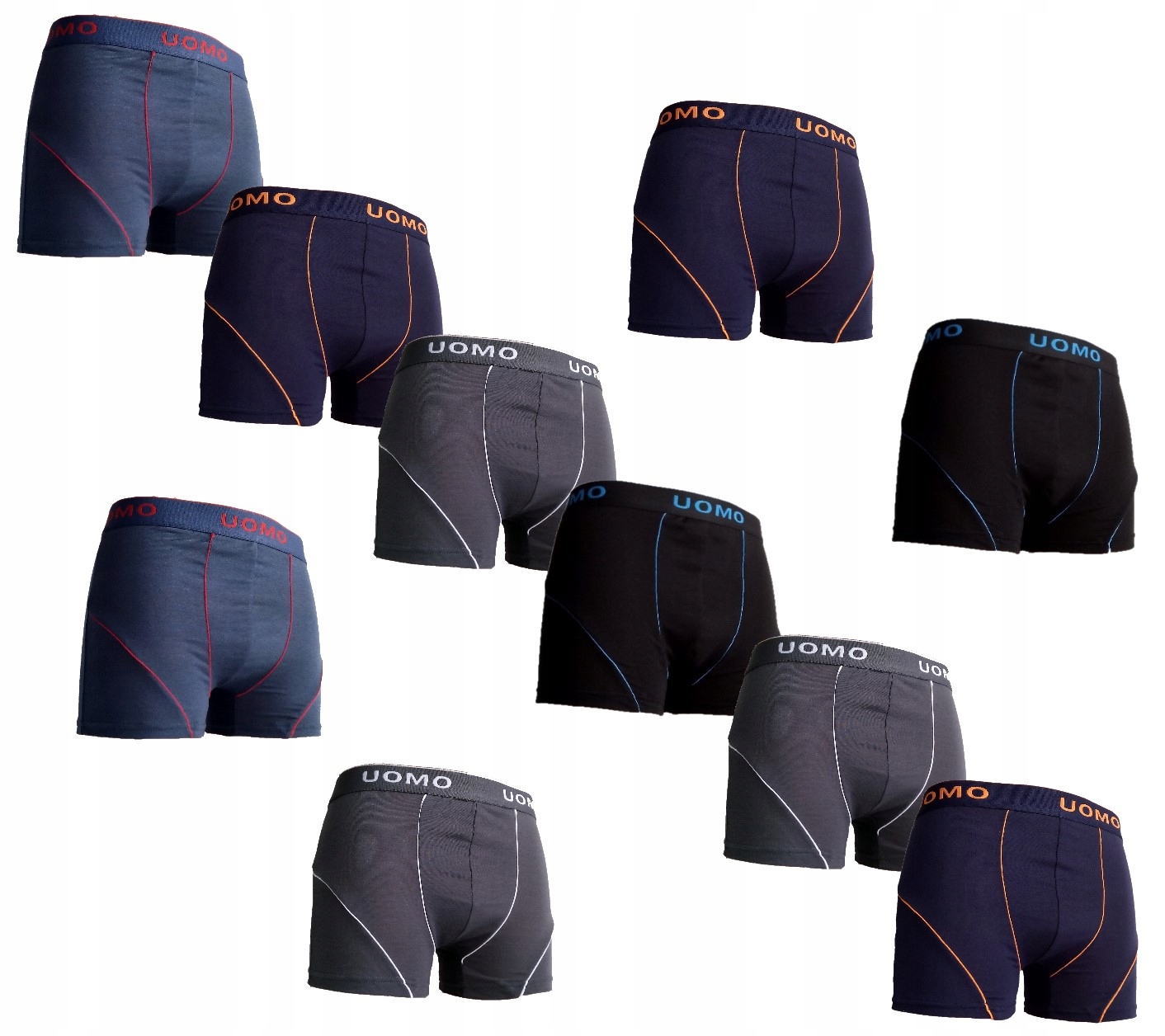 

10 x Bokserki Uomo Bawełna XXL/XXXL Wysyłka
