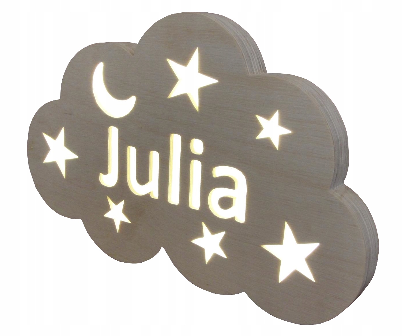 Ночник облако LED с именем автономная!