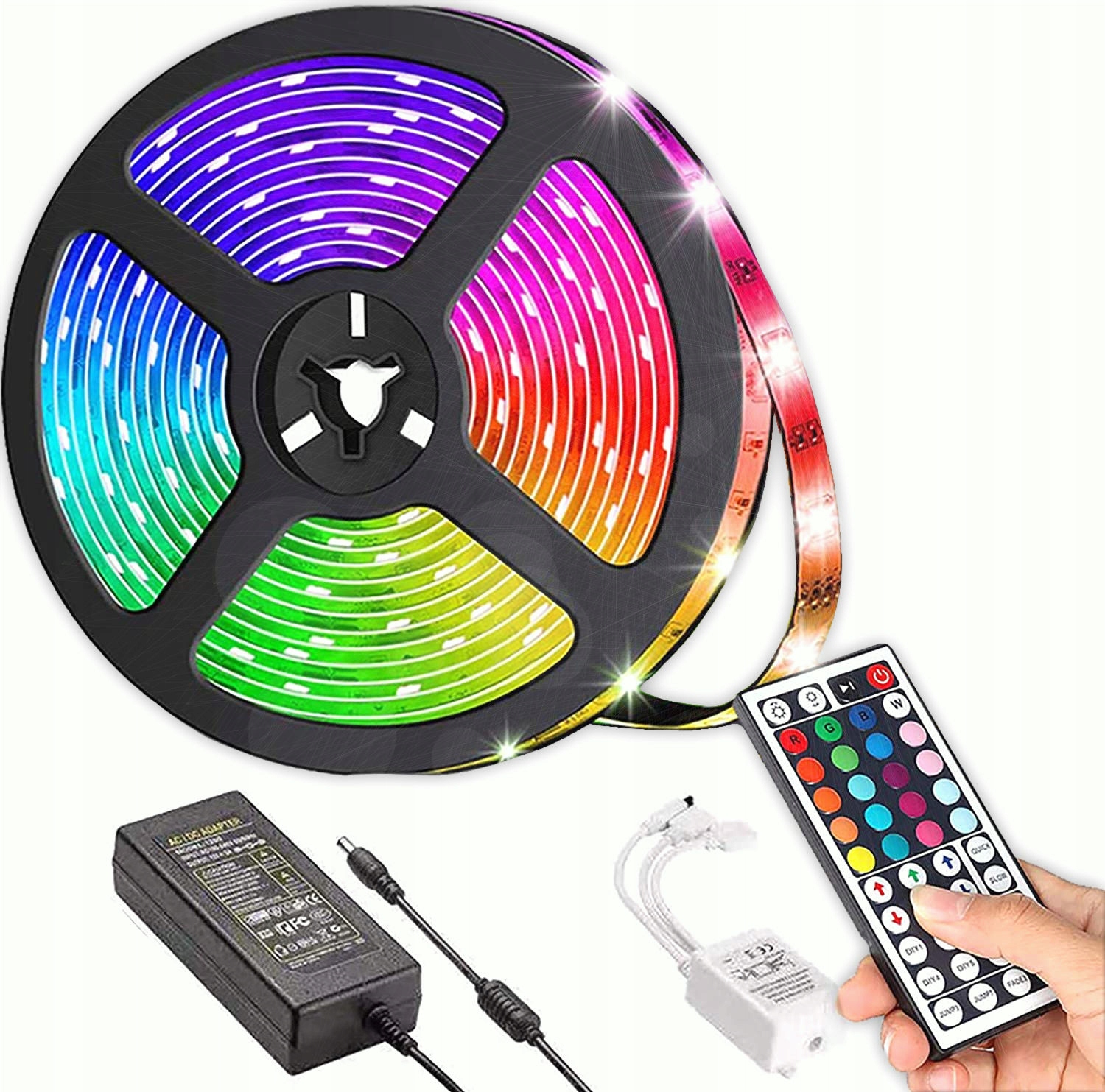

Taśma Led Rgb Smd 5050 5M Wodoodporna Pilot Zestaw