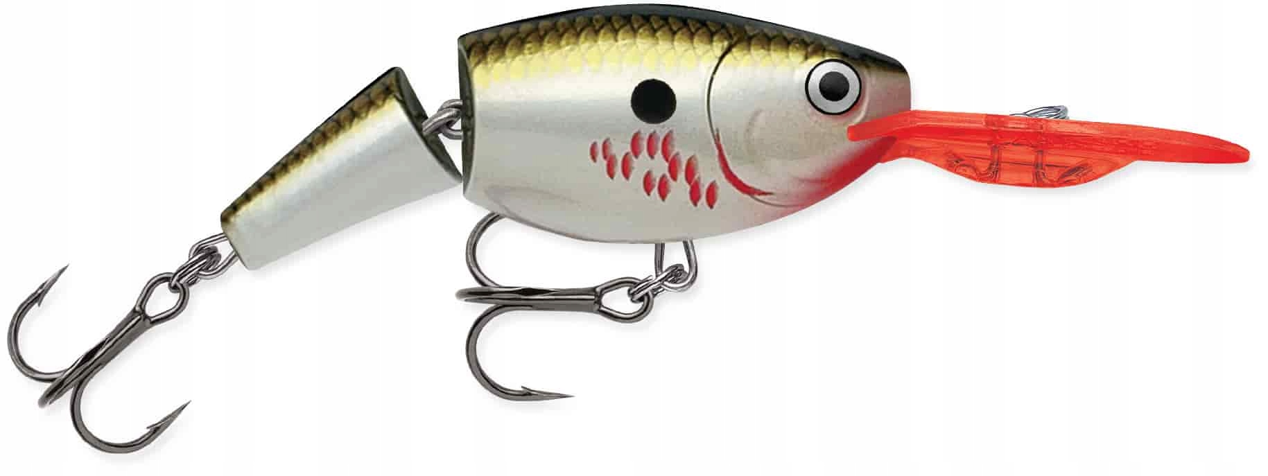 Wobler Rapala Jointed Shad Rap Bleeding Olive Flash 7cm