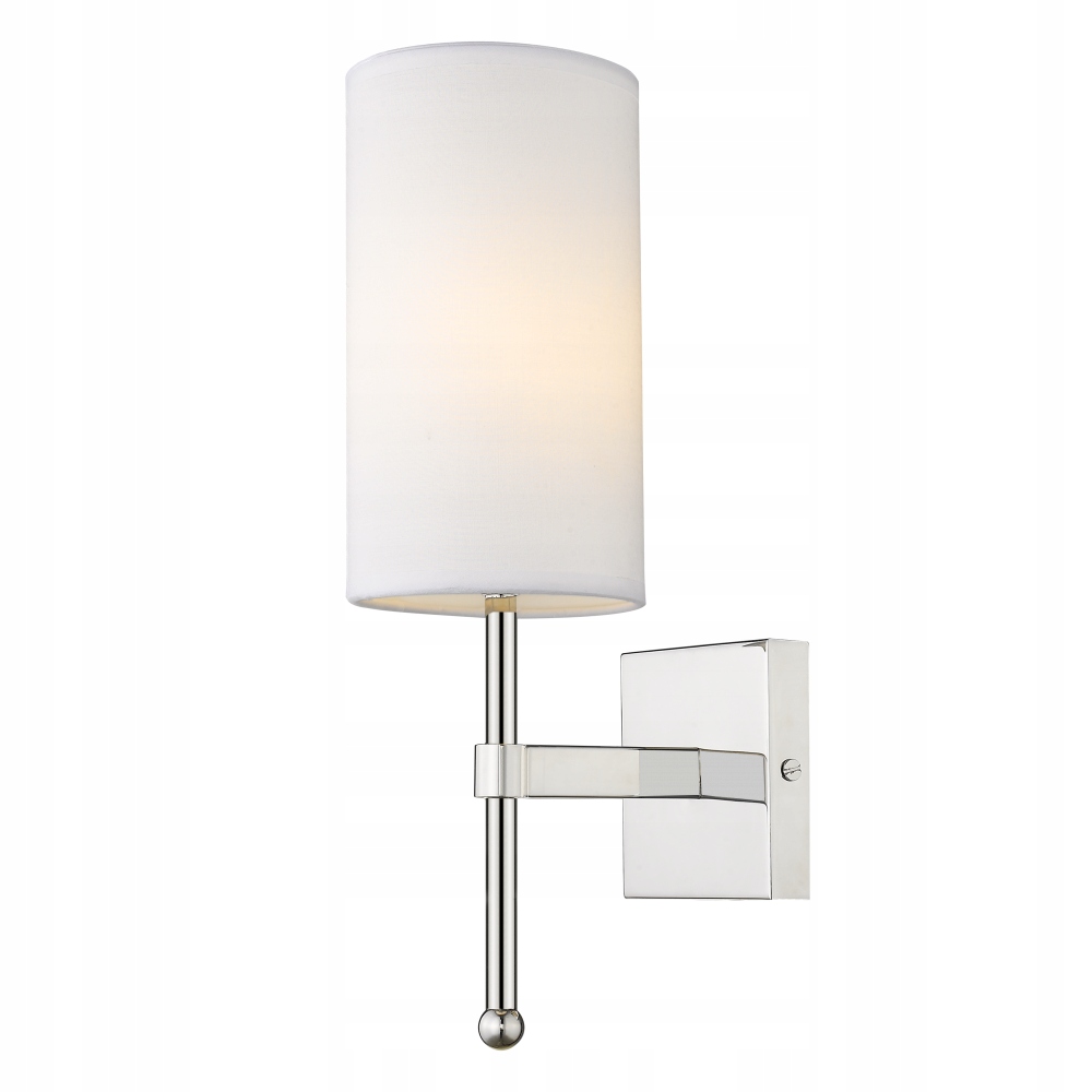 Nástenná nástenná lampa Cosmo Light Denver W01987N-WH E14 nikel biela