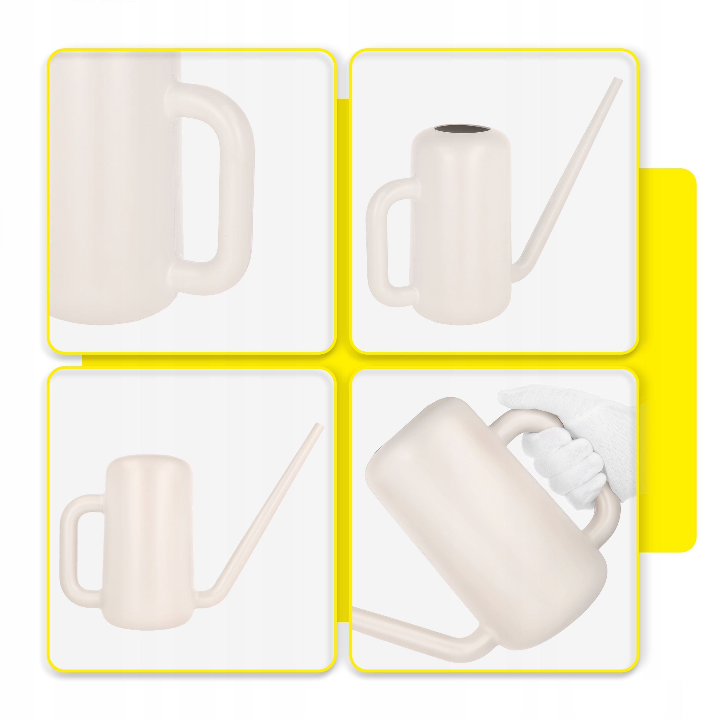 KONEWKA DO PODLEWANIA 1,8l DOMOWA PLASTIKOWA BIAŁA PODLEWACZKA DO KWIATÓW Stan opakowania oryginalne