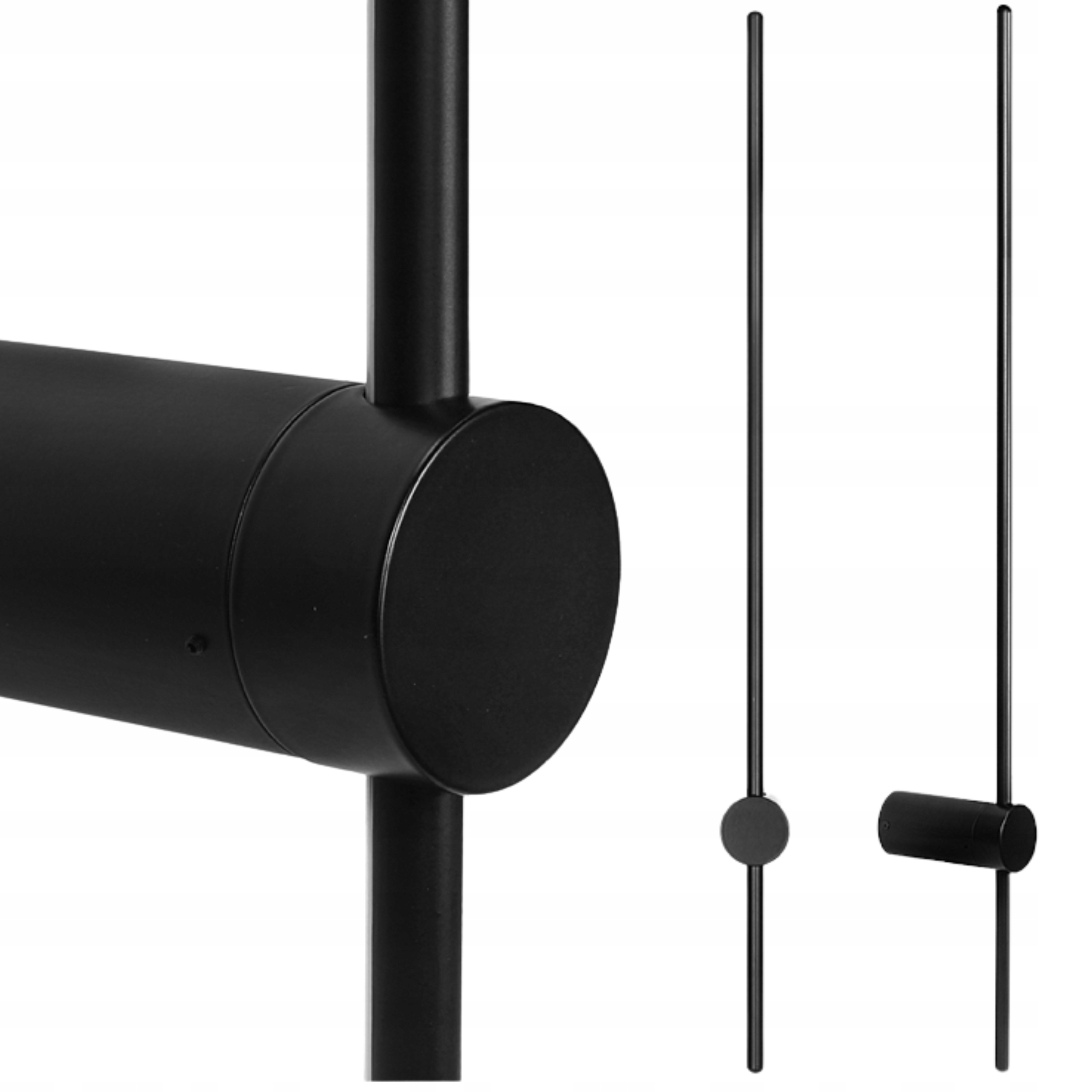 Nowoczesna Lampa Ścienna Kinkiet Czarny Loft Slim Minimalistyczna Led 100cm