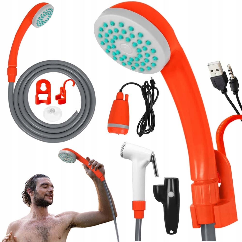 Przenośny Prysznic Turystyczny Kempingowy Mobilny Prysznic Zewnętrzny