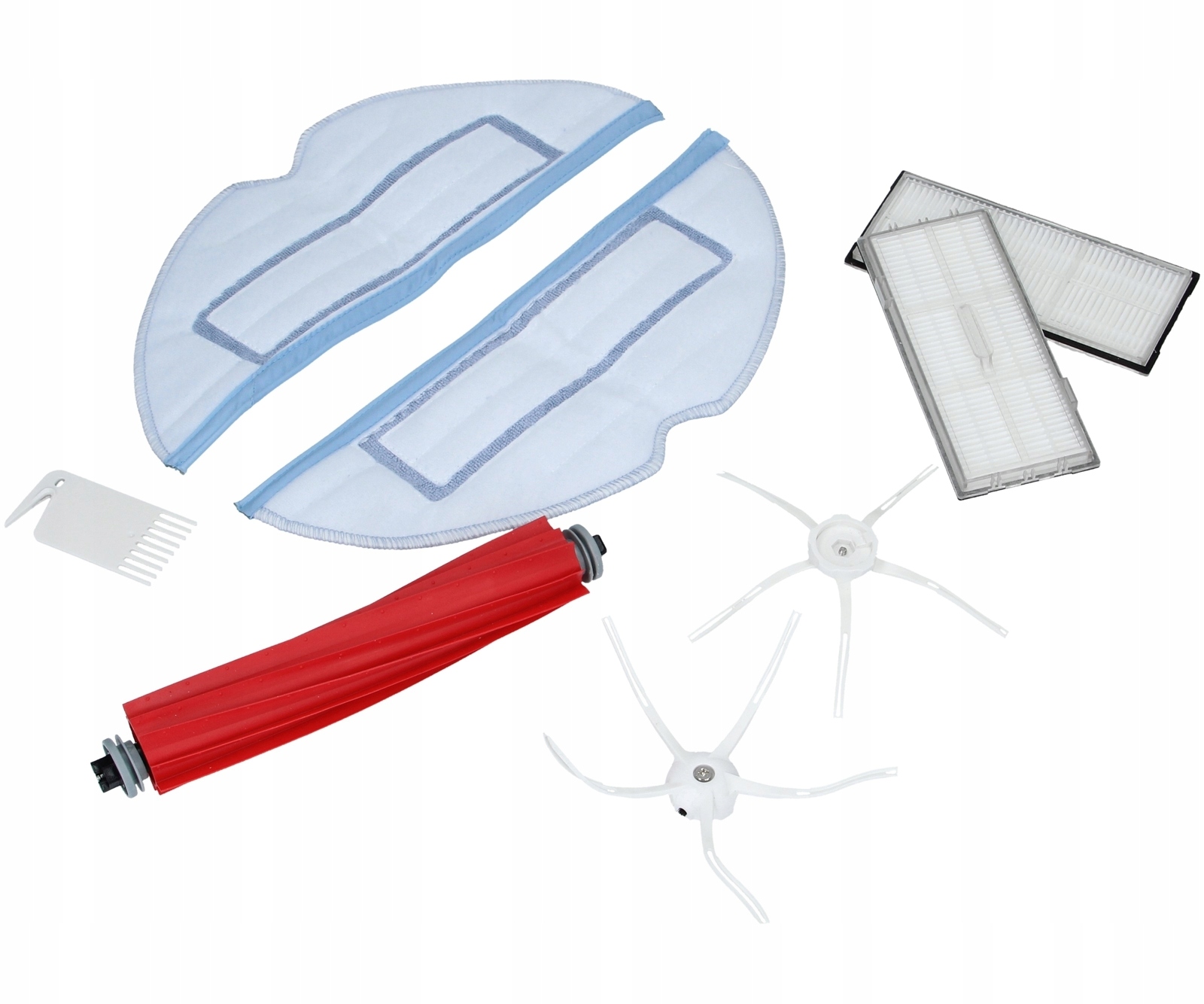 ZESTAW AKCESORIÓW FILTRY SZCZOTKI WAŁEK MOP DO ROBOROCK S7 PLUS MAX V S70