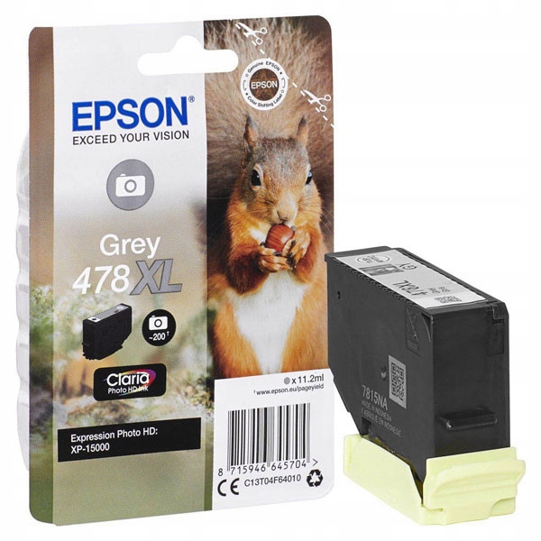 Epson C13T04F64010 - oryginalny tusz, szary