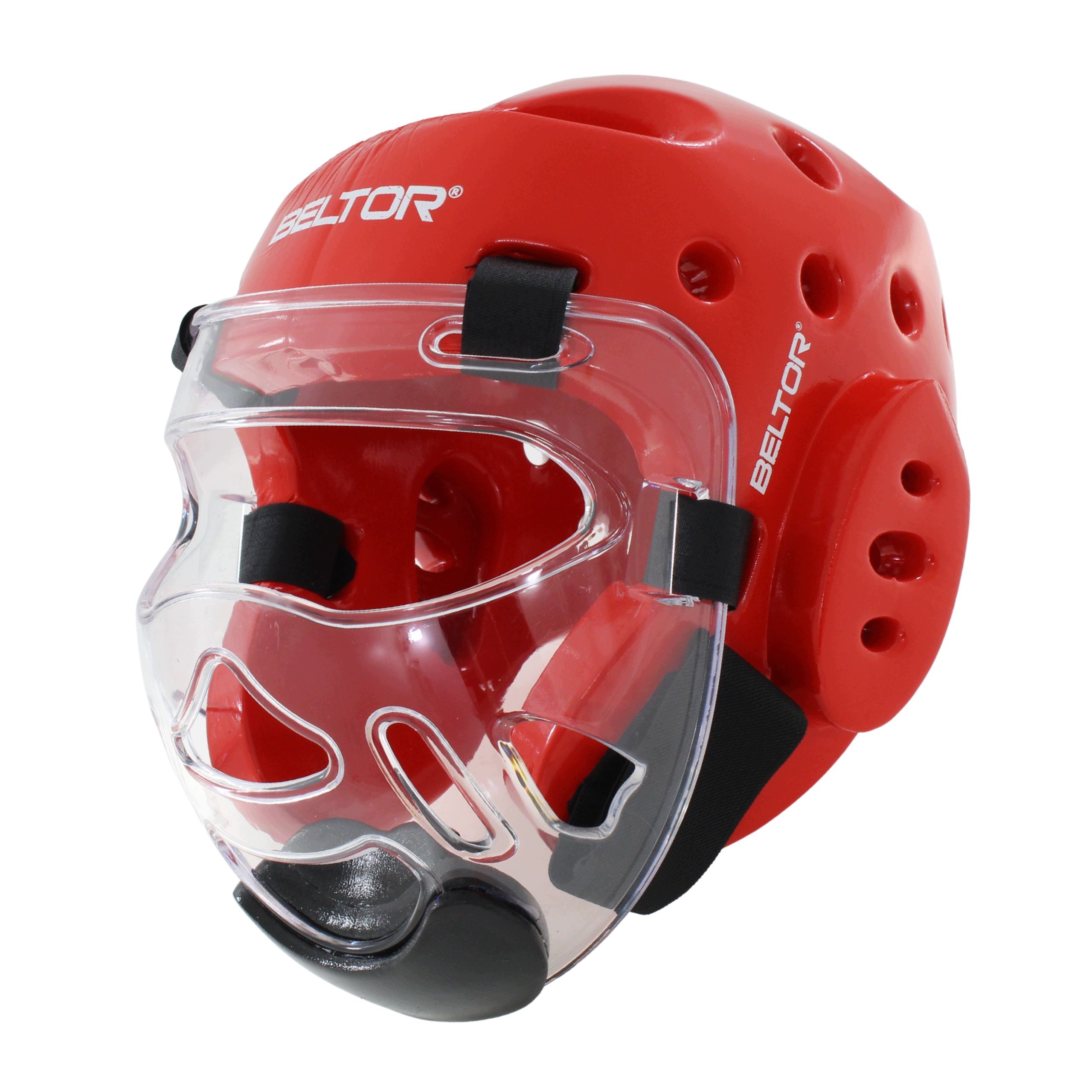 Beltor Kask Piankowy Z Maską Tytan Ochraniacz Głowy Bokserski Mma r. M