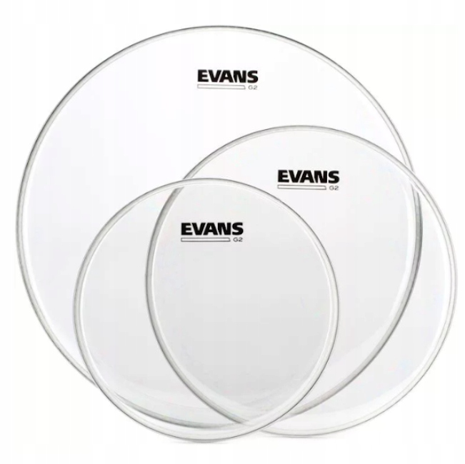 Evans G2 Clear Rock TomPack (10, 12, 16")