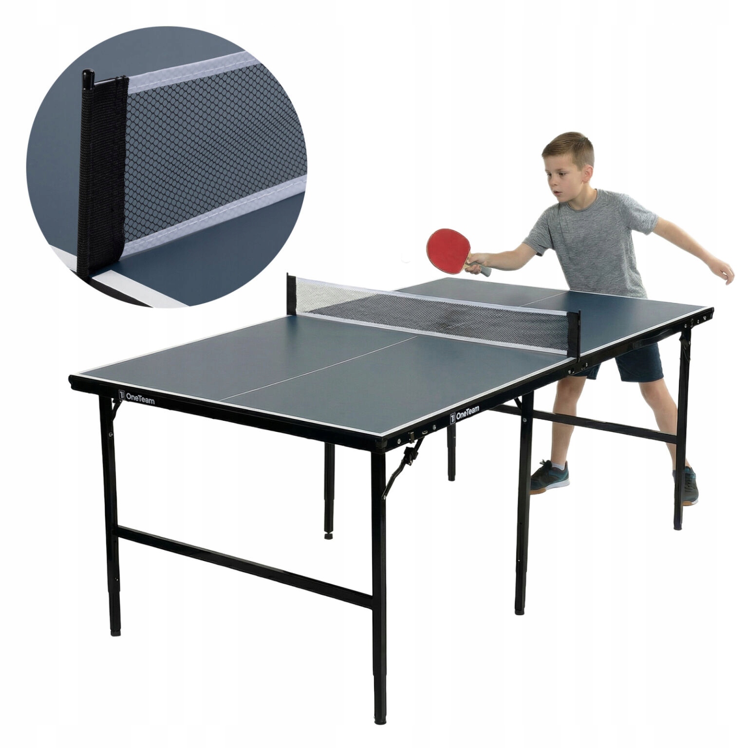 Skládací Stůl Na Ping Ponga Pro Děti Stolní Tenis OneTeam 180x102x76 cm