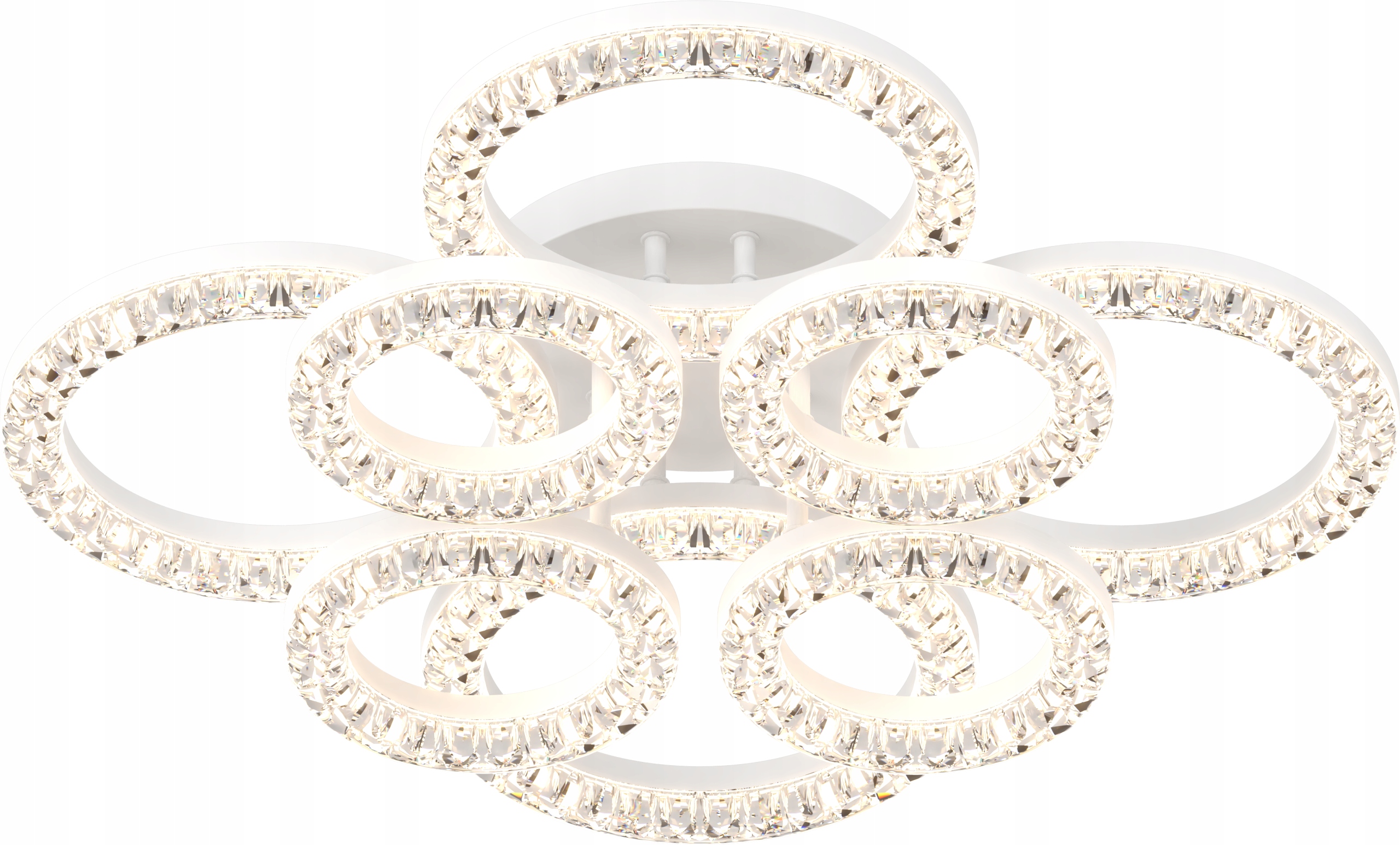 Led Minimalistický Lustr 160W, Bílý, Moderní Design, Vargo DL1241