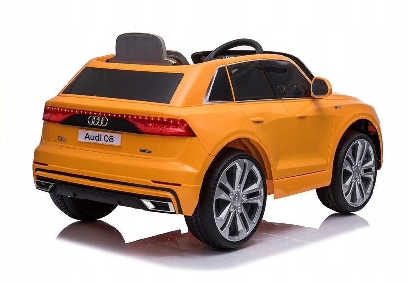 Auto na Akumulator Audi Q8 Żółty Lakierowany Długość pojazdu 108 cm