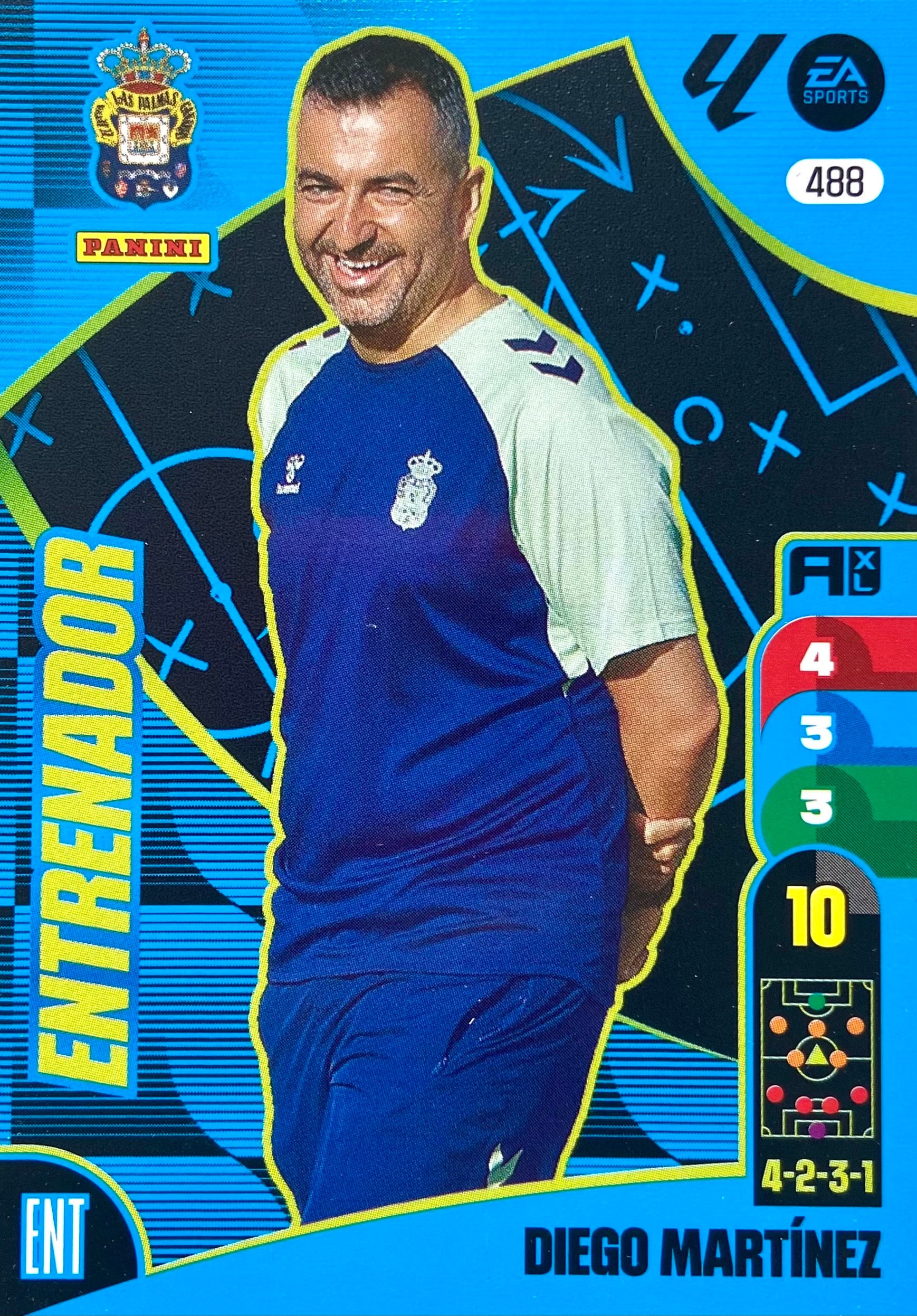 Panini La Liga 2024-25 2025 Entrenador 488 Diego Martinez Ud Las Palmas