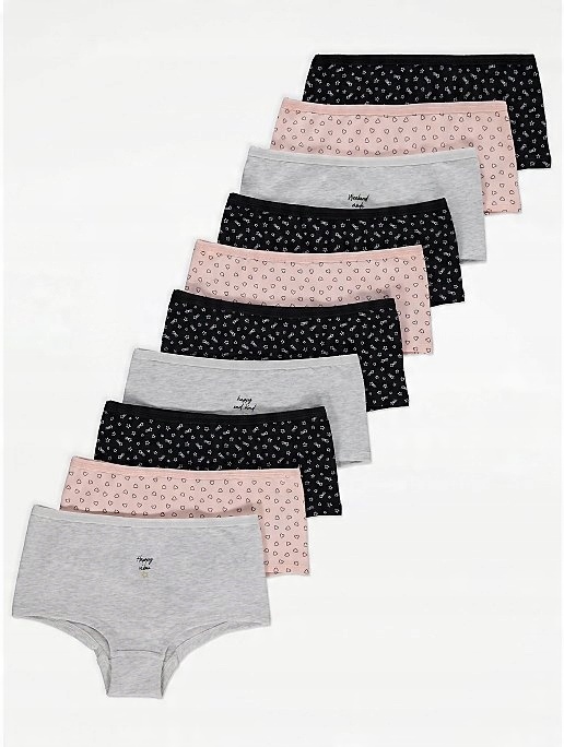 

george_146-152_10 pack_ majtki_szorty_nowe