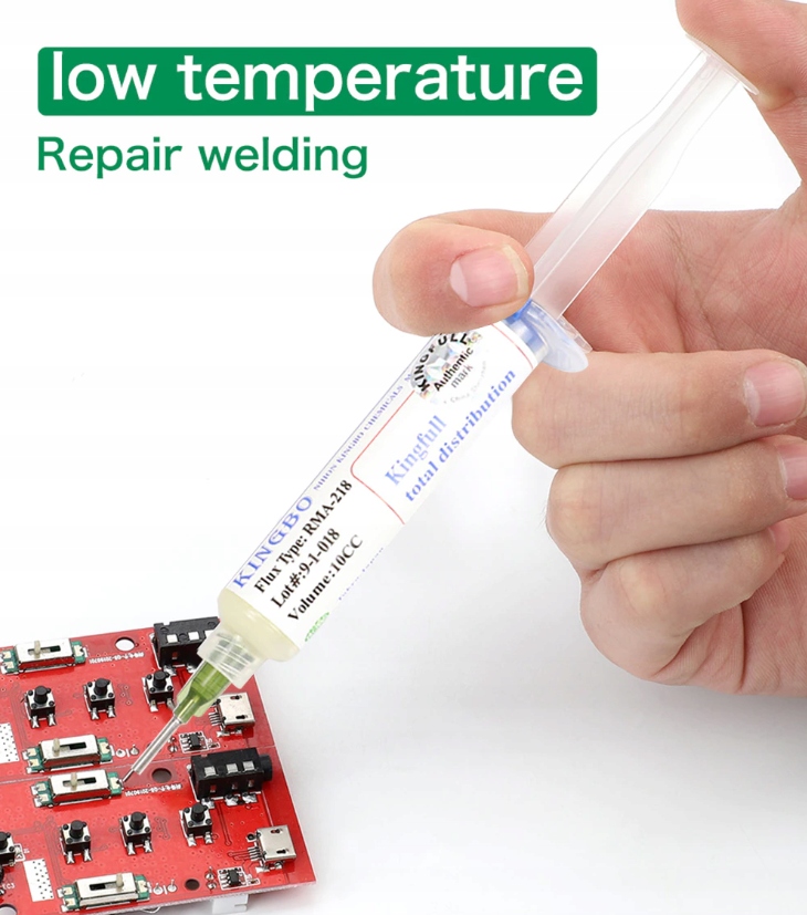 Pasta topnik Kingbo SMD BGA RMA-218 10g +igła Kod producenta CH00073