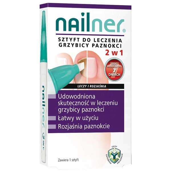 

Nailner 4 ml, sztyft do paznokci 2w1