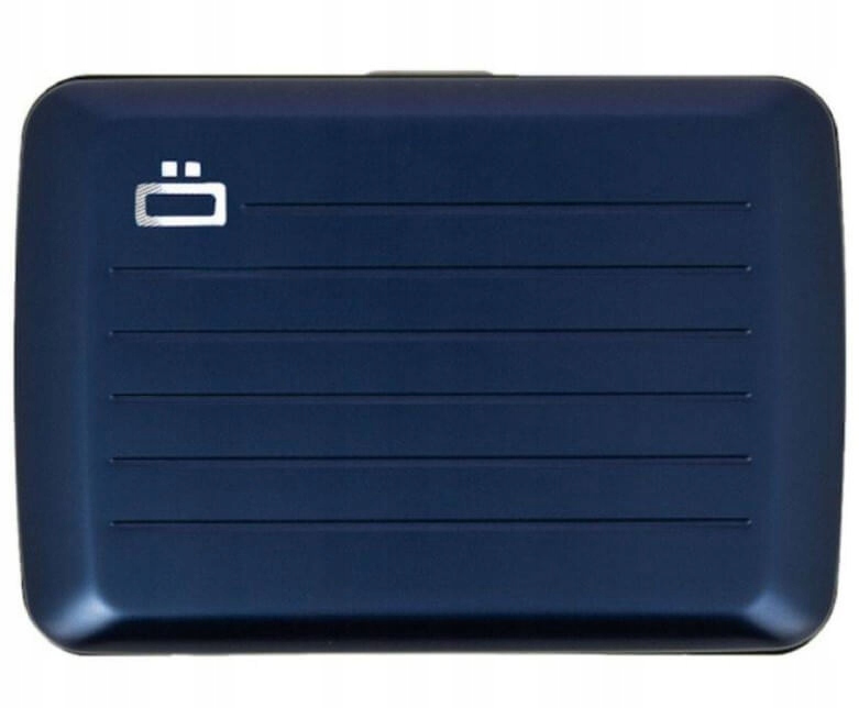 Modrá hliníková peněženka unisex