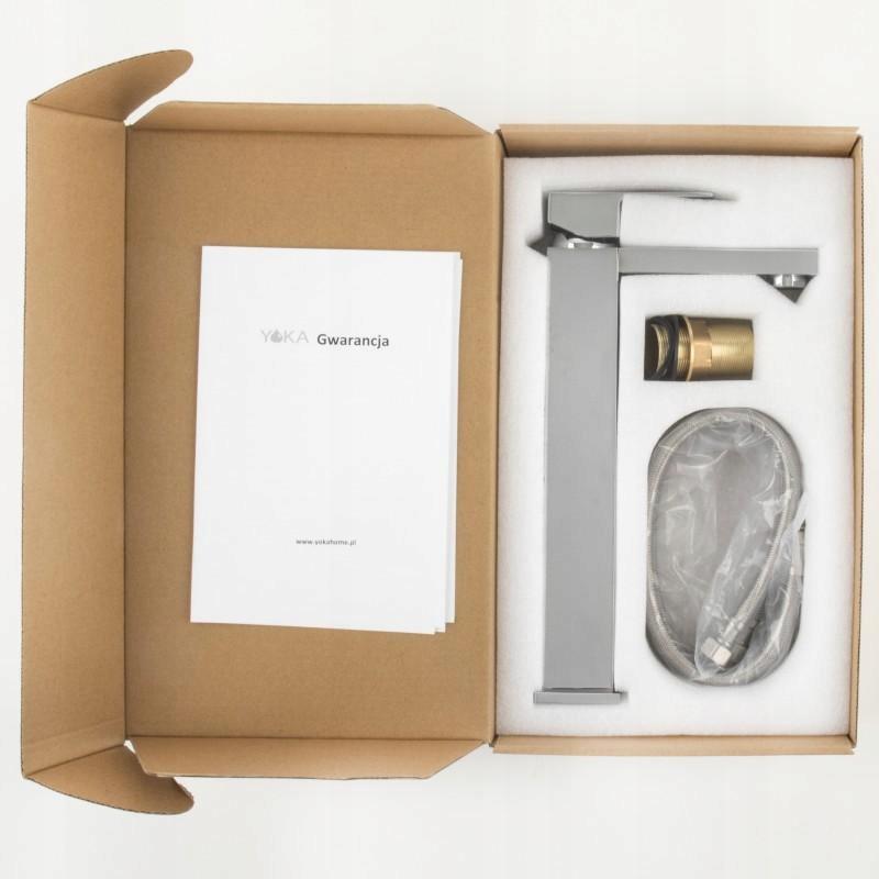 BATERIA ŁAZIENKOWA WYSOKA SREBRNA NABLATOWA Rodzaj wylewki Stała