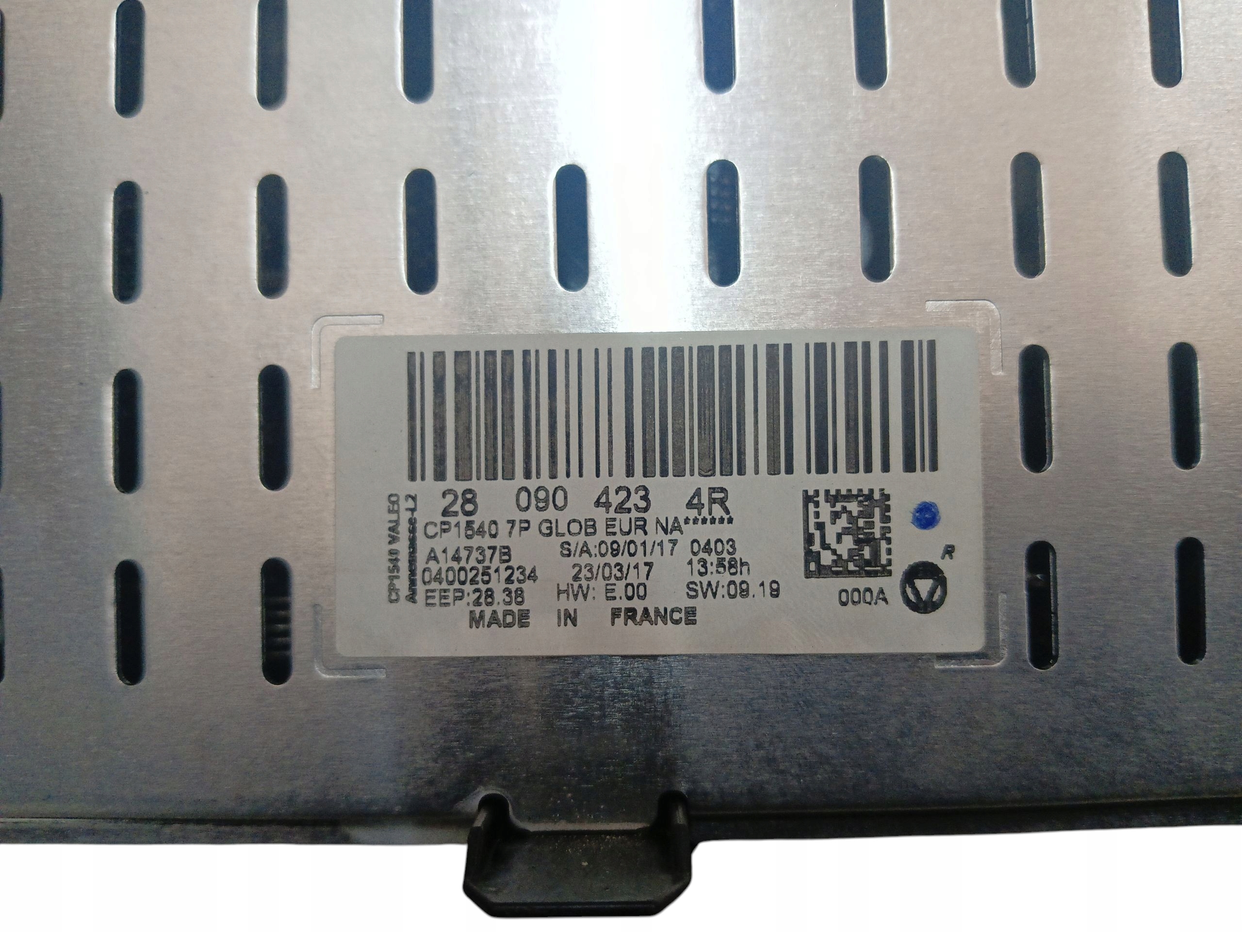 PANEL RADIA klimatizaci display RENAULT TALISMAN 280904234R