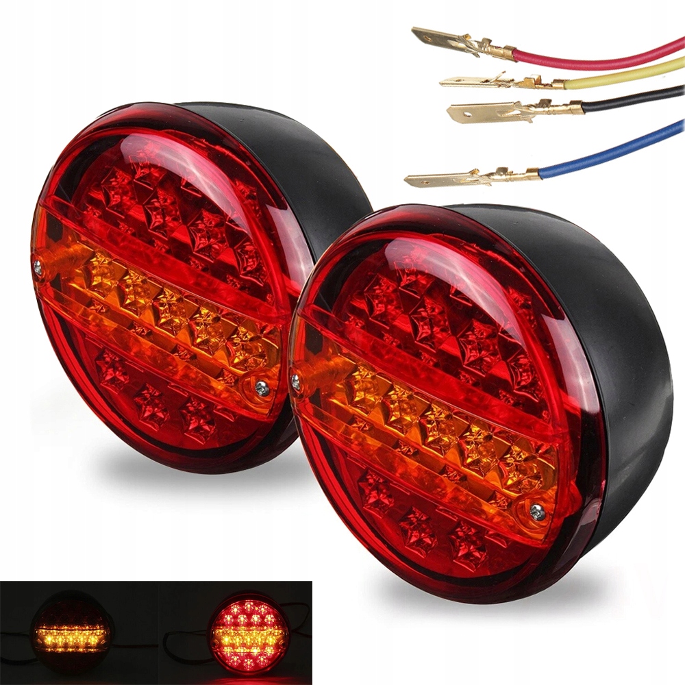 Sdružené světlo zadní Led Diodová Neon kulatá autopřepravník přívěs 12/24V