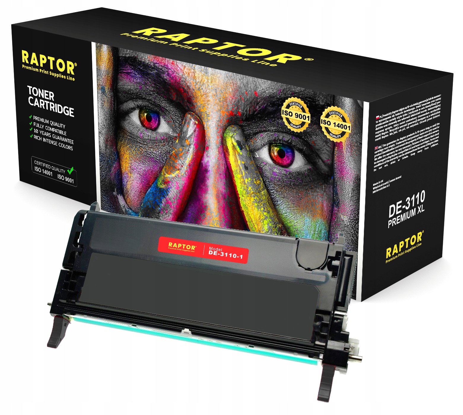 

Toner Raptor Do Dell 3110 3110CN 3115cdn 3115CN Bk