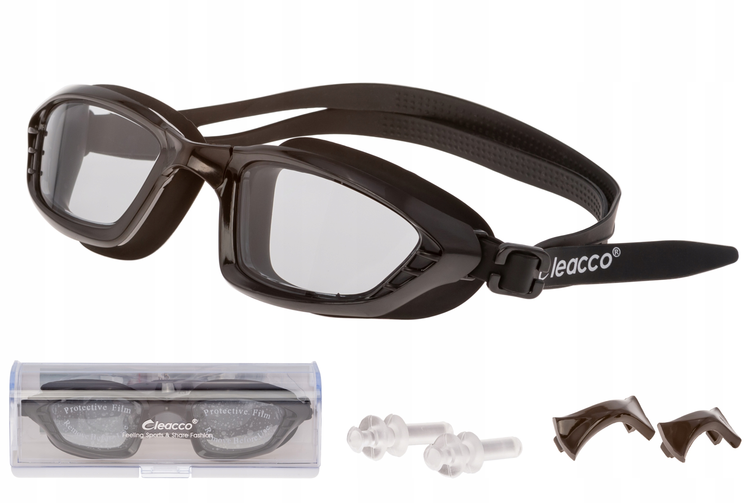 OKULARY pływackie AntiFog do pływania BASEN GRATIS