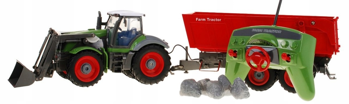 

Traktor zdalnie sterowany z przyczepą R/c QY8301BG
