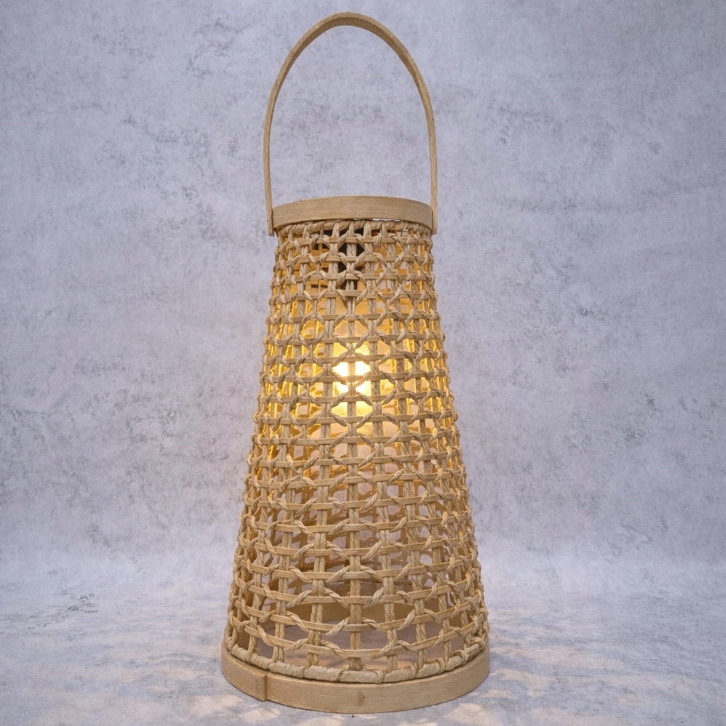 Lampa Solarna latarnia solarna na balkon taras ogród stojąca wisząca h 64cm