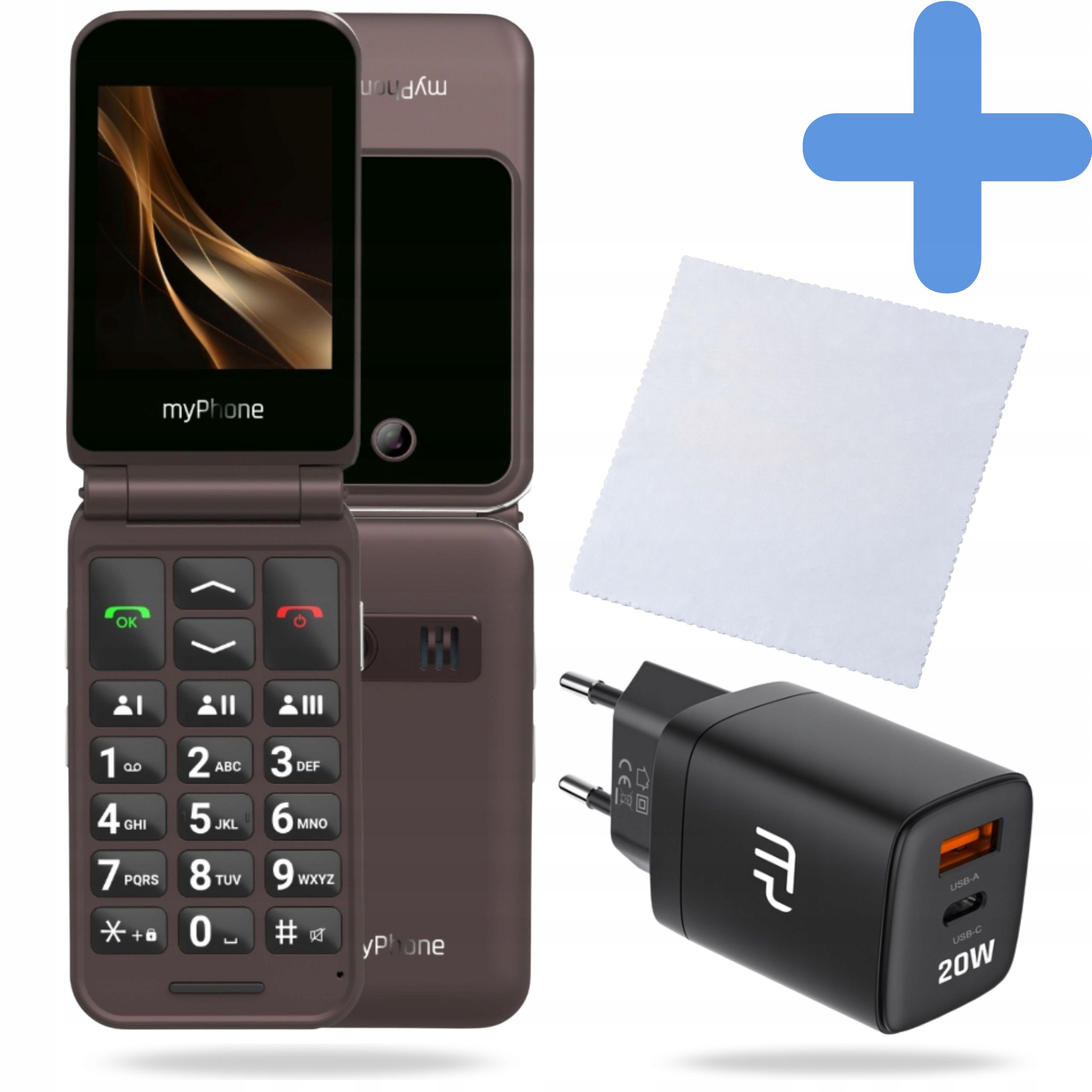 Telefon Komókowy Myphone Harmony Lte Praline Collection Z Klapką Zestaw