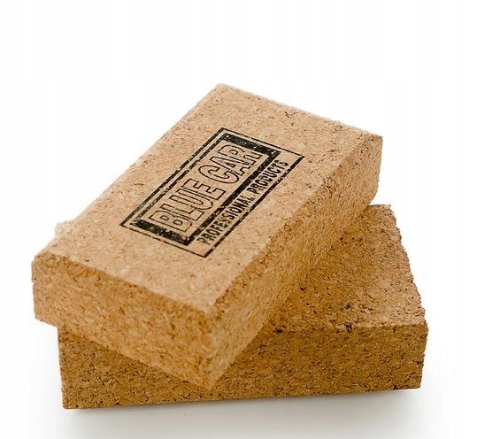 KLOCEK SZLIFIERSKI KORKOWY Z FILCEM Z KORKA KOSTKA