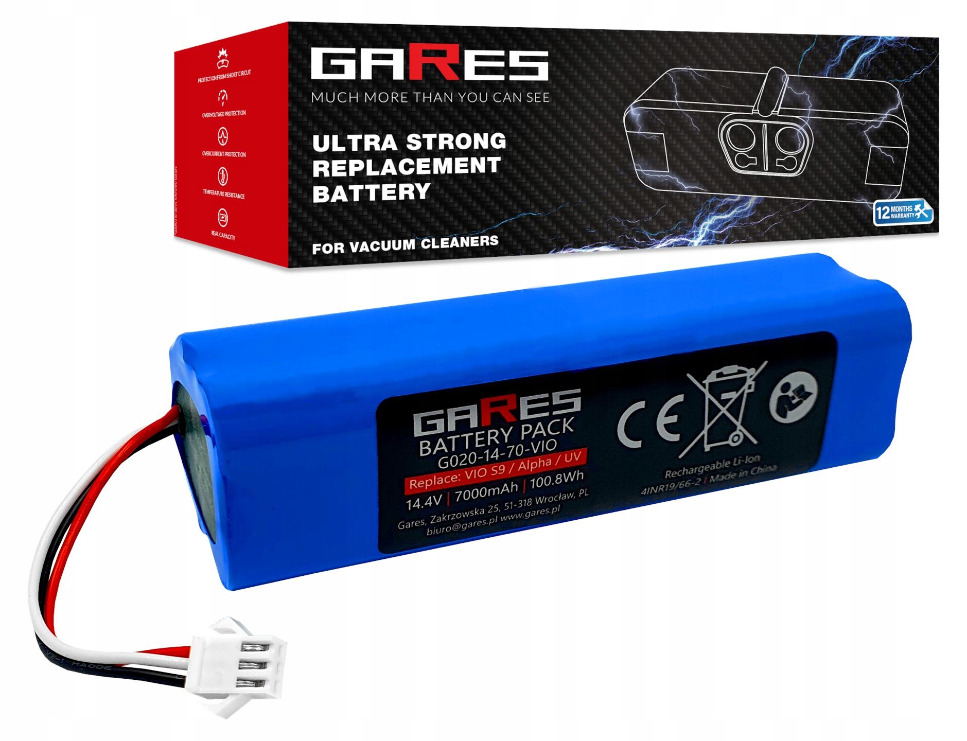 Baterie Akumulátor pro Robojet X-Force X-Level 14,4V 7Ah