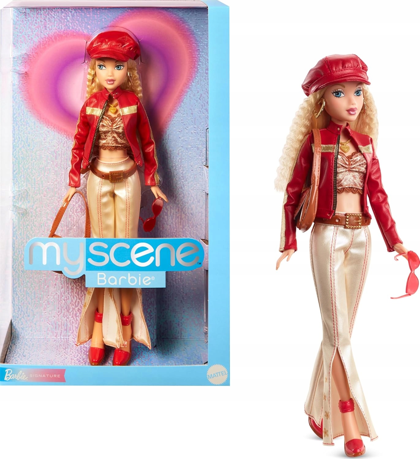 Lalka My Scene Barbie W Stylu Y2K Z Akcesoriami I Podstawką 72M+