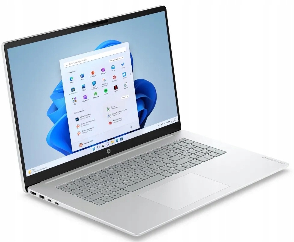 Hp OmniBook 3 Ryzen Ai 7 445 17,3" Fhd 16GB 2TB W11P Srebrny