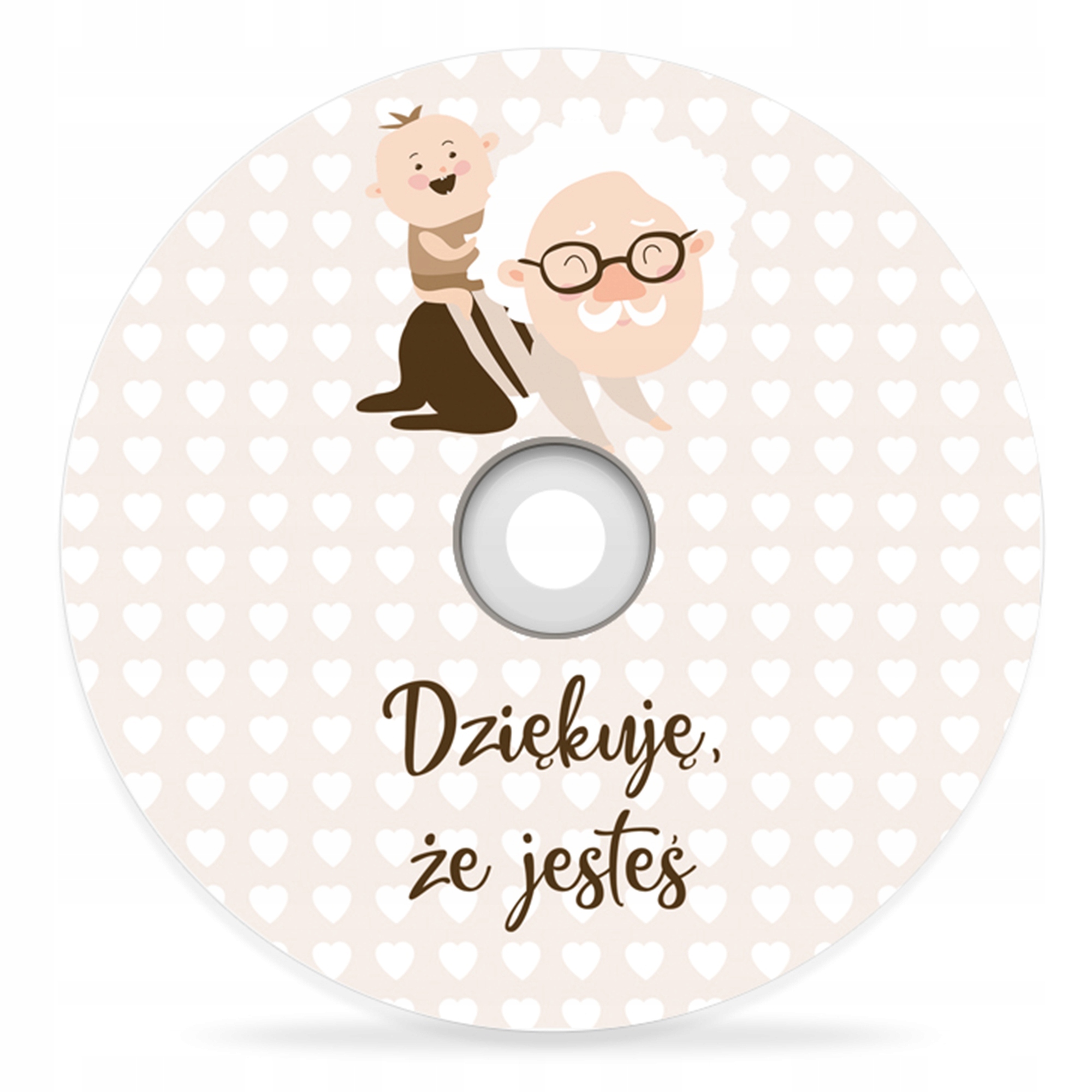 

Płyta DVD z nadrukiem Dziękuję, że jesteś Dziadku!