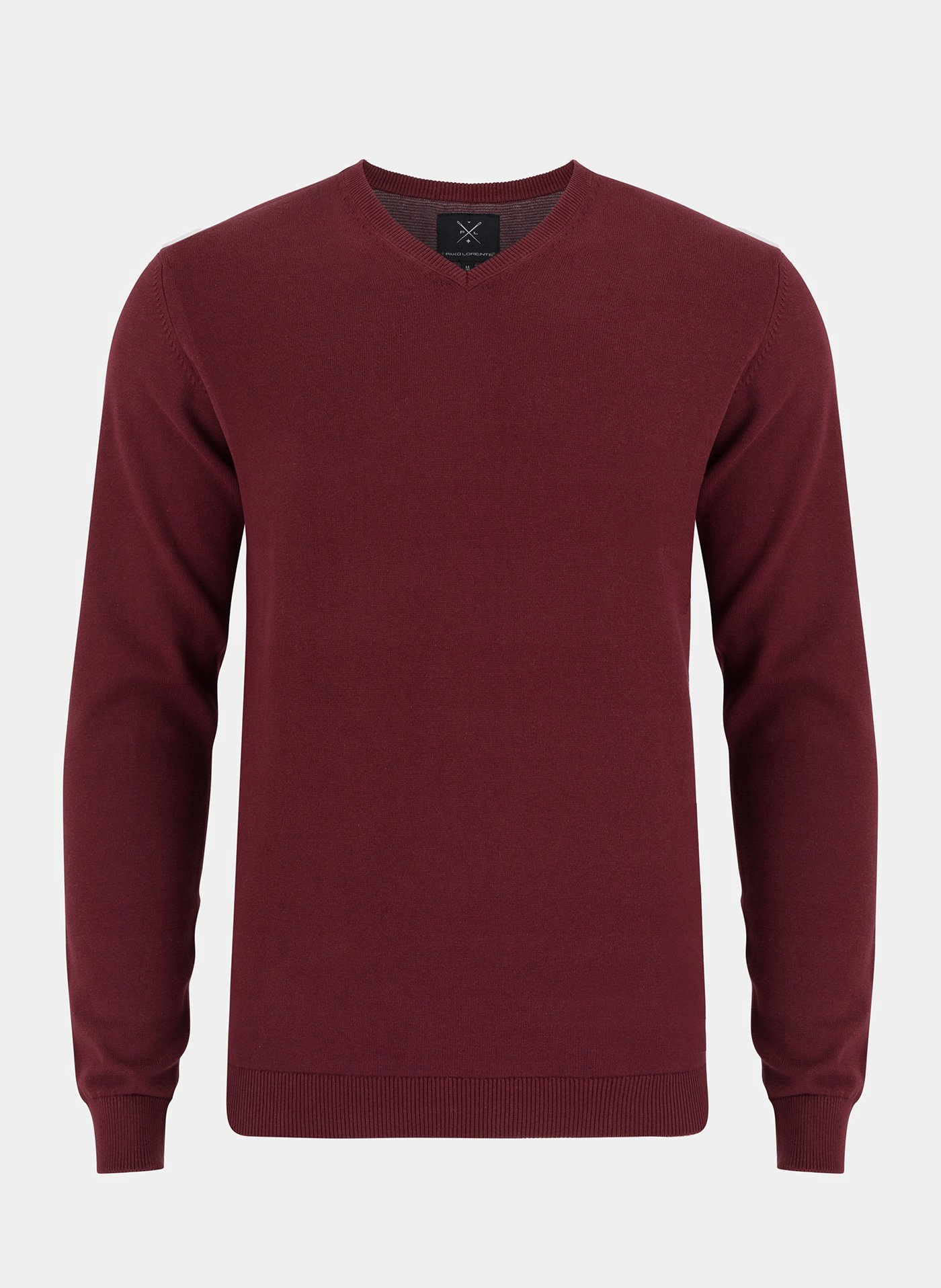 

Sweter męski bordowy w serek Pako Lorente roz. M