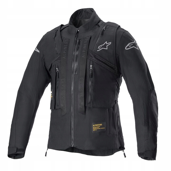 Motocyklová Bunda Techdura Vesta Alpinestars Black/silver M