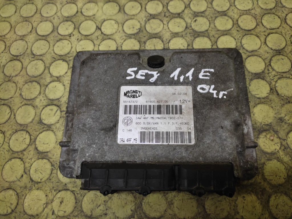 FIAT SEICENTO 1.1 control unit of the engine 55187372