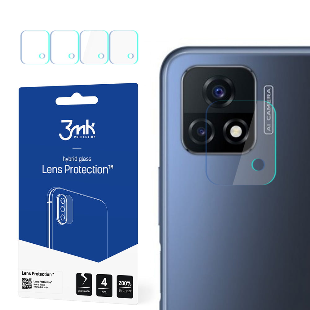 

Szkło hybrydowe na aparat do Vivo Iqoo U3X 5G 3mk