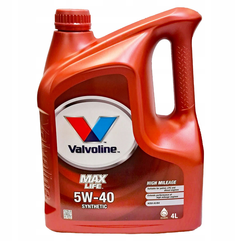 

Olej Silnikowy 5W40 Valvoline Maxlife 4L